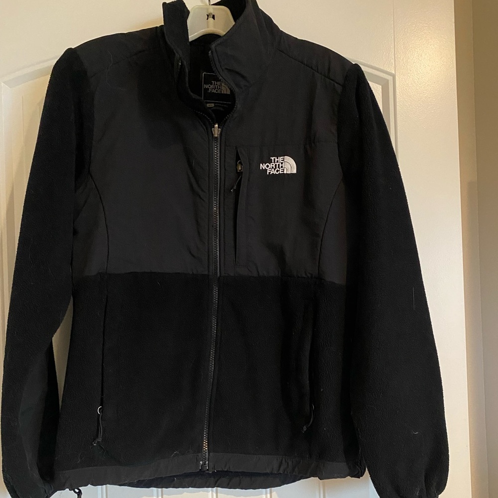 The north face black zip up, women’s medium